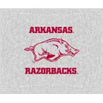 Arkansas Razorbacks 58" x 48" "Property Of" Blanket / Throw