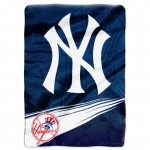 New York Yankees MLB "Speed" 60" x 80" Super Plush Throw