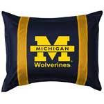 Michigan Wolverines Side Lines Pillow Sham