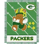 Green Bay Packers NFL Baby 36" x 46" Triple Woven Jacquard Throw