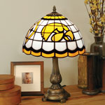 Iowa Hawkeyes NCAA College Stained Glass Tiffany Table Lamp