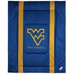 West Virginia Mountaineers Side Lines Comforter