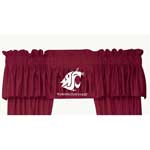 Washington State Cougars Locker Room Window Valance