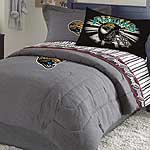 Jacksonville Jaguars NFL Team Denim Queen Comforter / Sheet Set