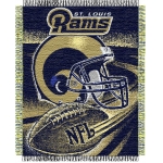 St. Louis Rams NFL "Spiral" 48" x 60" Triple Woven Jacquard Throw