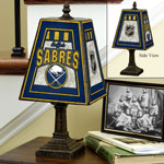 Buffalo Sabres NHL Art Glass Table Lamp