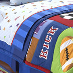 Game On Queen Comforter / Sheet Set