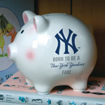 New York Yankees MLB Ceramic Piggy Bank