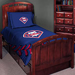 Philadelphia Phillies MLB Twin Comforter Set 63" x 86"