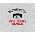 New Jersey Devils 58" x 48" "Property Of" Blanket / Throw