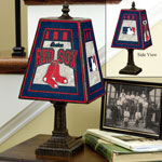 Boston Red Sox MLB Art Glass Table Lamp
