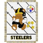 Pittsburgh Steelers NFL Baby 36" x 46" Triple Woven Jacquard Throw