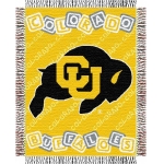 Colorado Buffaloes NCAA College Baby 36" x 46" Triple Woven Jacquard Throw