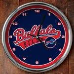 Buffalo Bills NFL 12" Chrome Wall Clock