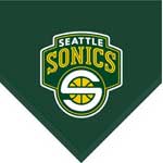 Seattle SuperSonics 60" x 50" Team Fleece Blanket / Throw