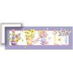 Lavender Flutterby - Contemporary mount print with beveled edge