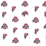 Ohio State Buckeyes Fitted Crib Sheet - White