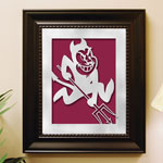 Arizona State Sun Devils NCAA College Laser Cut Framed Logo Wall Art