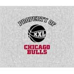 Chicago Bulls 58" x 48" "Property Of" Blanket / Throw