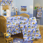 Surfs Up 4 Piece Tropical Crib Set