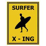 SURFER X - ING - Contemporary mount print with beveled edge