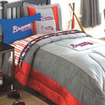 Atlanta Braves MLB Authentic Team Jersey Queen Bedding Set