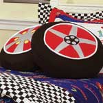 Fascar 18" Mag Wheel Throw Pillow