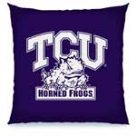 Texas Christian Horned Frogs 18" Toss Pillow