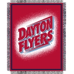 Dayton Flyers NCAA College "Focus" 48" x 60" Triple Woven Jacquard Throw
