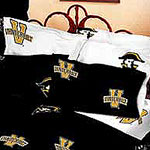 Vanderbilt Commodores 100% Cotton Sateen Standard Pillow Sham - Black