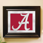 Alabama Crimson Tide NCAA College Laser Cut Framed Logo Wall Art