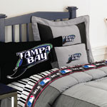 Tampa Bay Devil Rays Queen Size Sheets Set