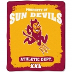 Arizona State Sun Devils College "Property of" 50" x 60" Micro Raschel Throw