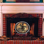 Chicago White Sox MLB Stained Glass Fireplace Screen