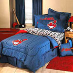 Cleveland Indians Full Size Sheets Set