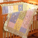 Butterfly Garden 4 Piece Crib Quilt Set