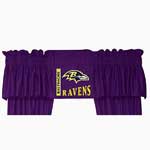 Baltimore Ravens Locker Room Window Valance