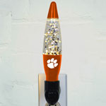 Clemson Tigers NCAA College Motion Lava Nightlight