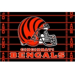 Cincinnati Bengals NFL 39" x 59" Tufted Rug