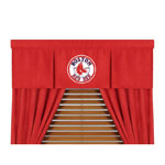 Boston Red Sox MLB Microsuede Window Valance
