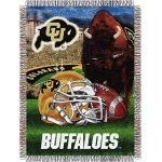 Colorado Buffaloes NCAA College "Home Field Advantage" 48"x 60" Tapestry Throw