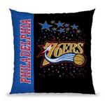 Philadelphia 76ers 27" Vertical Stitch Pillow