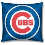 Chicago Cubs MLB 16" Embroidered Plush Pillow with Applique
