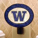 Washington Huskies NCAA College Art Glass Nightlight