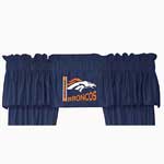 Denver Broncos Locker Room Window Valance