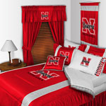 Nebraska Huskers Side Lines Comforter / Sheet Set