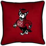 North Carolina State Wolfpack Side Lines Toss Pillow