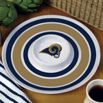 St. Louis Rams NFL 14" Round Melamine Chip and Dip Bowl