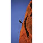 Rock Climber - Contemporary mount print with beveled edge