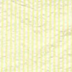 Bee Daisy Fitted Sheet - Yellow Seersucker